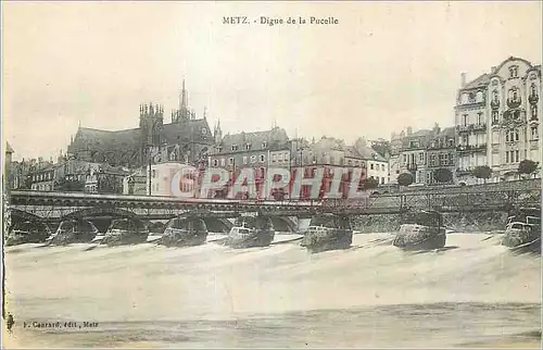 Cartes postales Metz Digue de la Pucelle