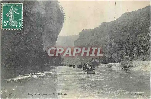 Ansichtskarte AK Gorges du Tarn Les Detroits