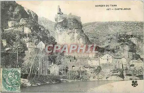 Ansichtskarte AK Gorges du Tarn Castelbouc