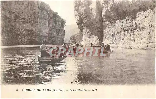 Ansichtskarte AK Gorges du Tarn (Lozere) Les Detroits