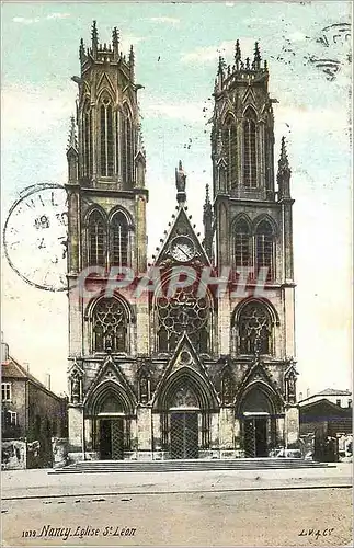 Cartes postales Nancy Eglise St Leon