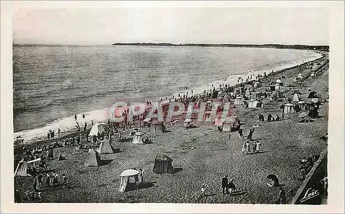 Moderne Karte Carolles Plage La Plage Au loin Granville