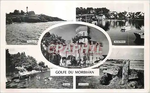 Cartes postales moderne Golfe du Morbihan Port Navalo Ile aux moines Arradon