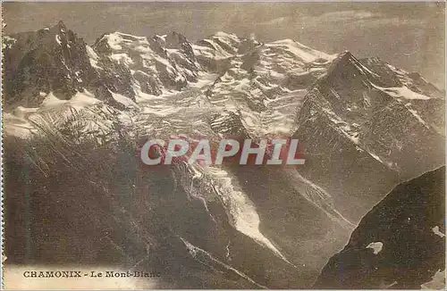 Cartes postales Chamonix Le Mont Blanc