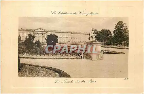 Cartes postales Le Chateau de Compiegne La Facade cote du Parc
