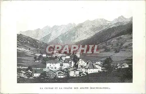 Ansichtskarte AK La Clusaz et La Chaine des Aravis (Haute Savoie)