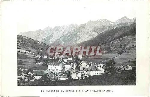 Cartes postales La Clusaz et La Chaine des Aravis (Haute Savoie)