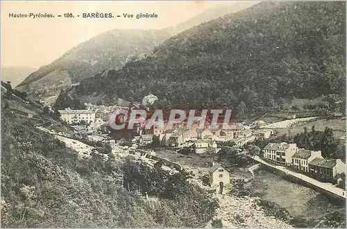 Cartes postales Hautes Pyrenees Bareges Vue generale