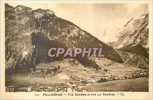 Cartes postales Pralognan Vue Generale sur la Vanoise