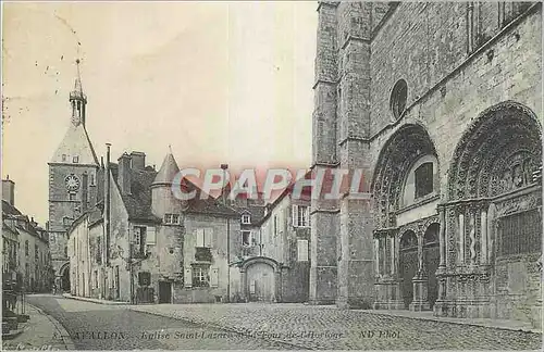 Cartes postales Avallon Eglise Saint Lazares