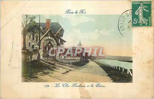 Cartes postales Bois le Roi Le Clos Barbeau et la Seine