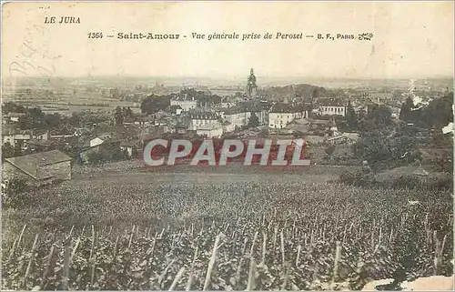 Cartes postales Le Jura Saint Amour Vue generale prise de Peroset Paris