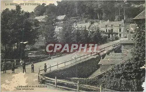Cartes postales La Bretagne Pittoresque Forges de Salles Vue generale