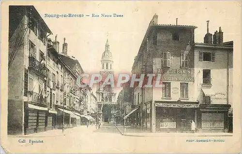 Cartes postales Bourg en Bresse Rue Notre Dame