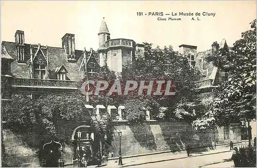 Cartes postales Paris Musee du Cluny