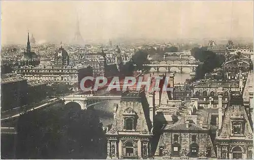 Cartes postales moderne Paris Panorama des huit Ponts Tour Eiffel