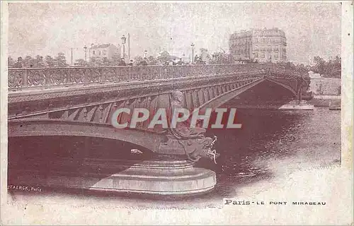 Cartes postales Paris Le Pont Mirableau