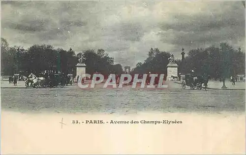 Cartes postales Paris Avenue des Champs Elysees