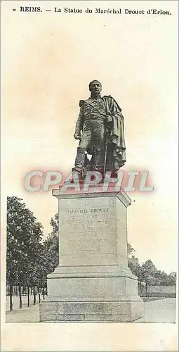 Cartes postales Reims La Statue du Marechal Drouet d'Erion