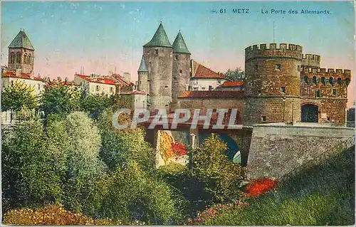 Cartes postales Metz La Porte des Allemands