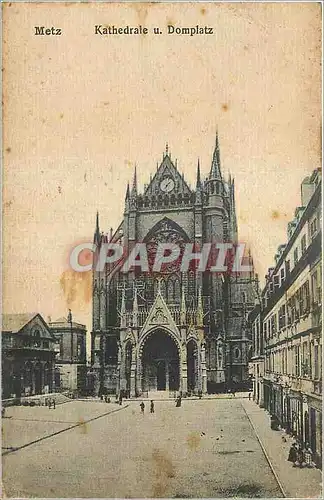 Cartes postales Metz Kathedrale u Domplatz