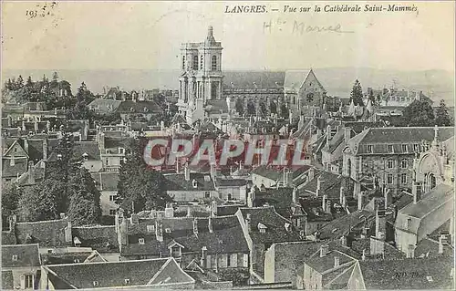 Ansichtskarte AK Langres Vue sur la Cathedrale Saint Mammes