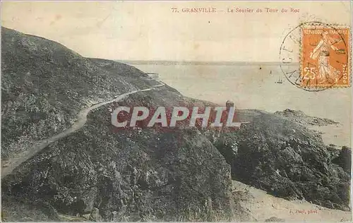 Cartes postales Granville Le Sentier du Tour du Roc