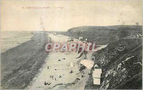 Cartes postales Donville les Bains La Plage