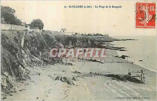 Ansichtskarte AK St Nazaire (L inf) La Plage de la Rougeole