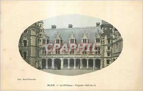 Cartes postales Blois Le Chateau Facade Interieur