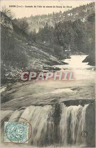 Cartes postales Sirod (Jura) Cascade de l'Ain en amont du Bourg de Sirod