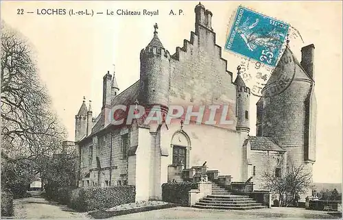 Cartes postales Loches (I et L) Le Chateau Royal