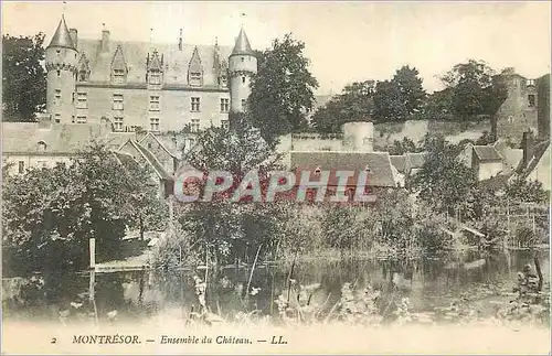 Cartes postales Montresor Ensemble du Chateau