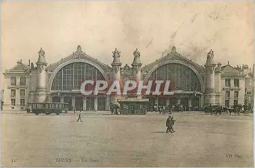 Cartes postales Tours La Gare
