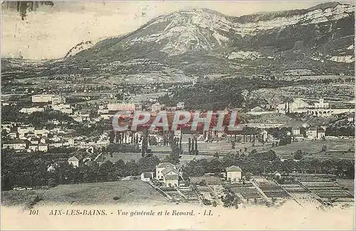 Cartes postales Aix Les Bains Vue generale et le Revard
