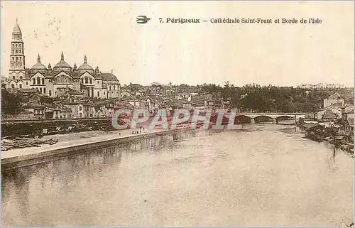 Ansichtskarte AK Perigueux Cathedrale Saint Front et Bords de l'Isle