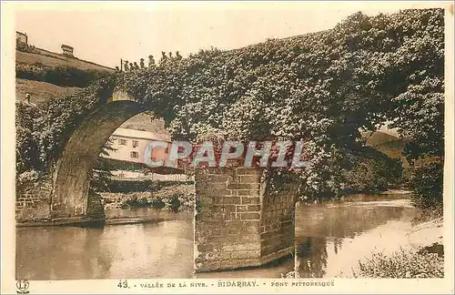 Cartes postales Vallee de la Nive Bidarray Pont Pittoresque