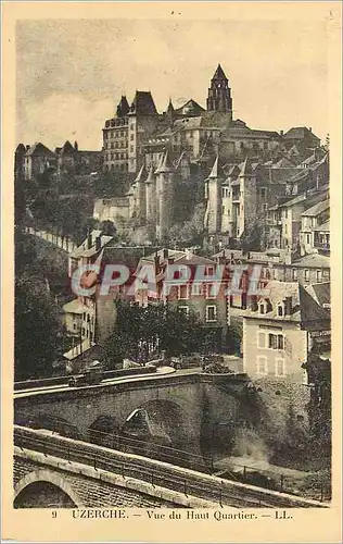 Cartes postales Uzerche Vue du Haut Quartier