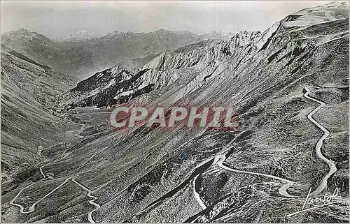 Cartes postales moderne Le Col du Glandon (Savoie) La Vallee du Glandon Les Lacets vers St Colomban des Villards et le M