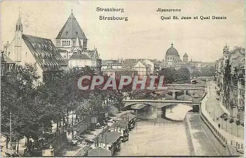 Cartes postales Strasbourg Quai St Jean et Quai Desaix