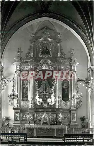 Cartes postales moderne Villena Retable et Image de Notre Dame des Virtudes