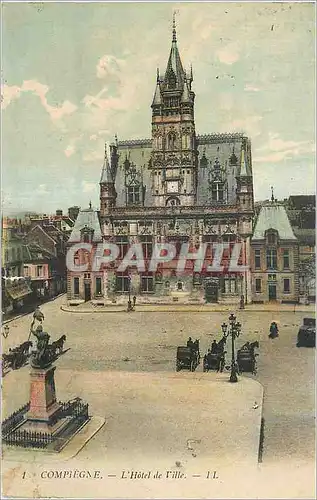 Cartes postales Compiegne L'Hotel de Ville