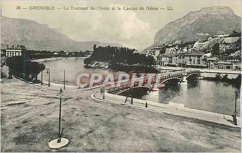 Ansichtskarte AK Grenoble Le Tournant de l'Isere et le Casque de Neron