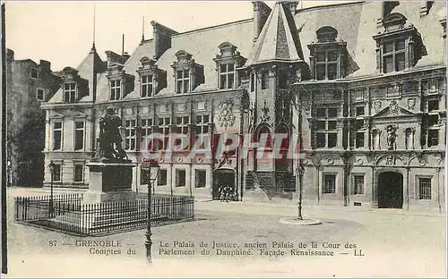 Cartes postales Grenoble Le Palais de Justice ancien Palais de la Cour des Comptes du Parlement du Dauphine Faca