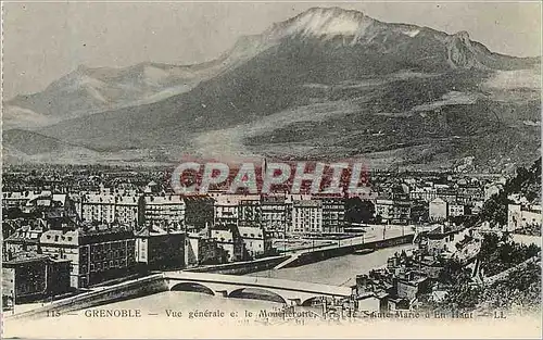 Cartes postales Grenoble Vue generale et le Mouefierontt Sante Maire d'En Haut