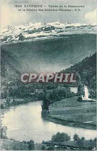 Cartes postales Dauphine Vallee de Romanche et la Chaine des Grandes Rousses