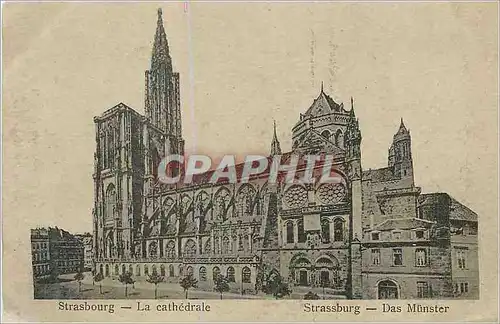 Cartes postales Strasbourg La Cathedrale