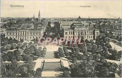 Cartes postales Strassburg Kaiserplatz