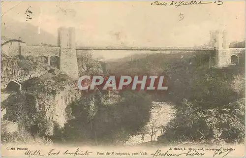 Cartes postales Pont de Montpezat pres Vals