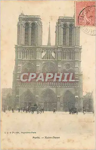 Cartes postales Paris Notre Dame